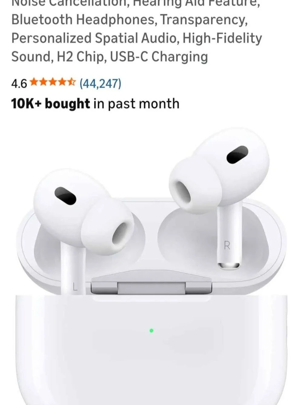 Wireless True Noise-Cancelling Earbuds in White